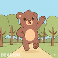 Teddy Bear Hello GIF by BEARISH