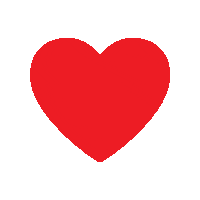 Rokkedalhair love heart red love you Sticker