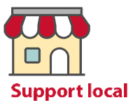 Take Out Small Business Sticker by The City of Calgary