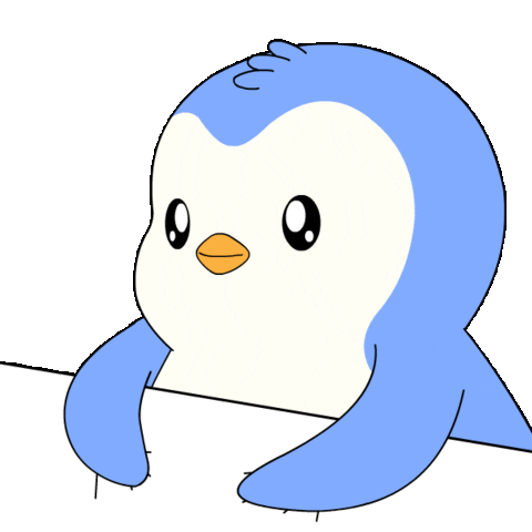 Happy Give It To Me Sticker by Pudgy Penguins