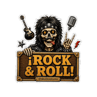 Heavy Metal Rock Sticker