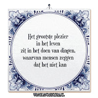 Succes Geluk Sticker by Tegelspreuken.nl