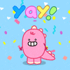 Happy Yahoo GIF by DINOSALLY