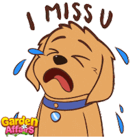 Sad Miss You Sticker by GardenAffairs