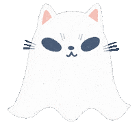 Halloween Ghost Sticker by candice