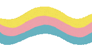 Rainbow Wave Sticker by candice