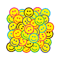 Stickers Smile Sticker by PinsAndAces