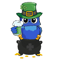 St Patricks Day Love Sticker by BigBrains