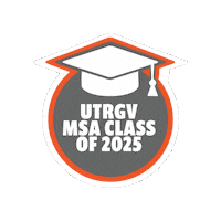 Graduate Commencement Sticker by The University of Texas Rio Grande Valley