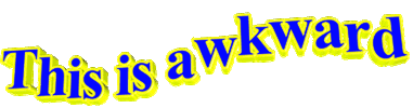 awkward text Sticker