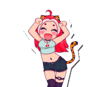 TikiiCherry dance dancing cherry caramelo Sticker