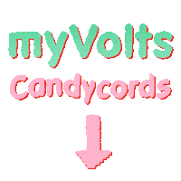 Candycords Sticker by MyVolts