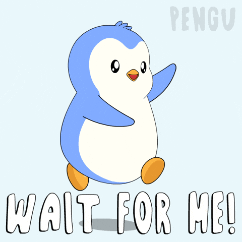 Coming On My Way GIF by Pudgy Penguins