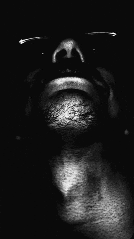 Black And White Beard GIF