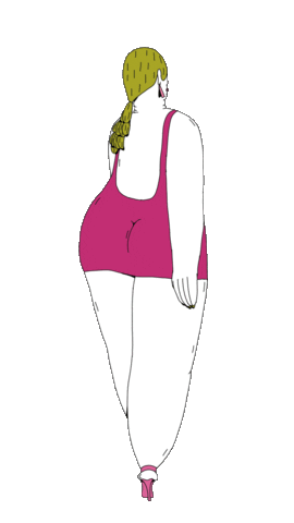 Girl Fashion Sticker by prosarapi