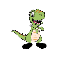 Halloween Dinosaur Sticker by Fernbank Museum