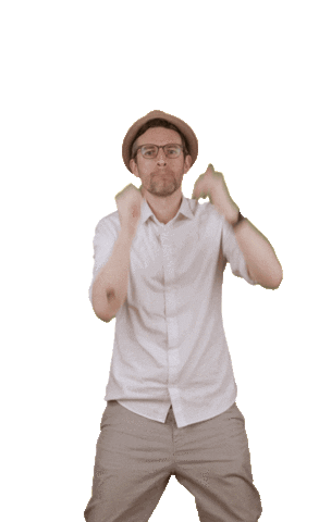 heymo_studio giphyupload happy dancing hat Sticker