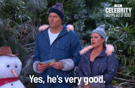 very good chris GIF by I'm A Celebrity... Get Me Out Of Here! Australia