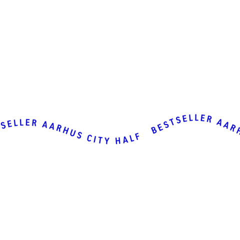 City Half Sticker by Aarhus Motion