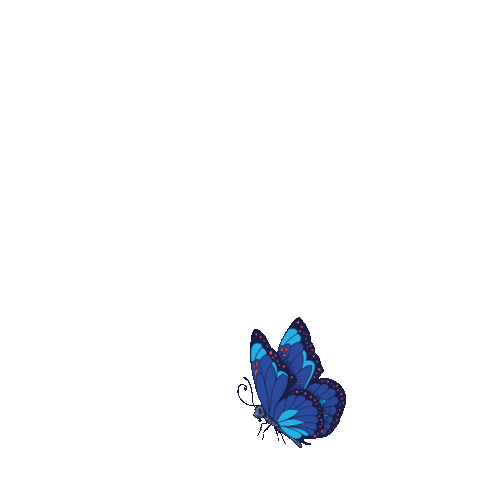 FridaKahloPerfumes frida frida kahlo kahlo blue butterfly Sticker