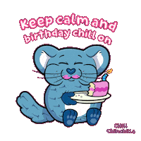 Happy Birthday Eating Sticker by VeeFriends
