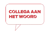 VanderHeijdenbouwenkananders van der heijden bouwen kan anders collega aan het woord collega praten interview collega Sticker