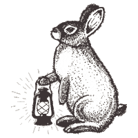 Bunny Rabbit Sticker by CHIBILOULOU