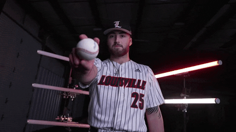 University Of Louisville Baseball GIF by Louisville Cardinals