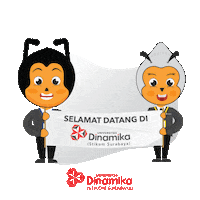 College Dina Sticker by UNIVERSITAS DINAMIKA