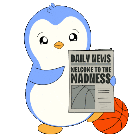 March Madness Basketball Sticker by Pudgy Penguins