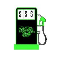 Money Weed Sticker by RollUpBoy$