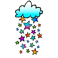 Rainbow Raining Sticker by Tyler Resty