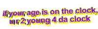 clock age Sticker by AnimatedText
