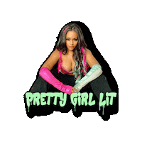Girl Pink Sticker by Gabby B