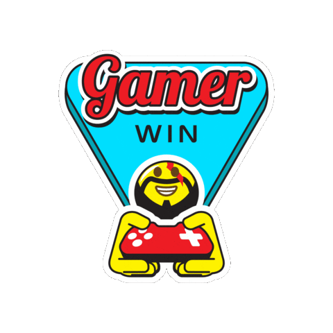 Emoji Gamer Sticker by Geek Win
