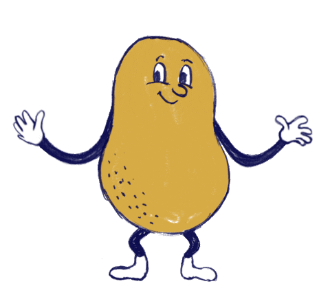 potato Sticker by Bobo Choses