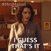 Rachel Brosnahan Comedy GIF by The Marvelous Mrs. Maisel