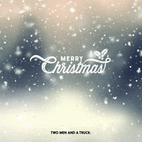 Merry Christmas GIF by TWO MEN AND A TRUCK®