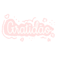 Branco Gratidao Sticker by Estúdio Amei