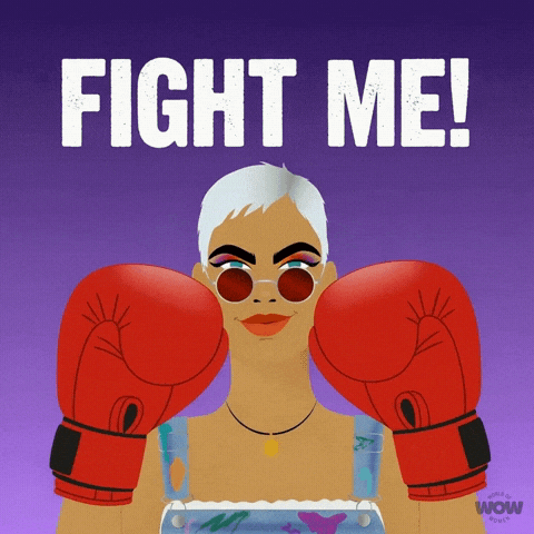 Boxing Gloves Fight Me GIF by World Of Women