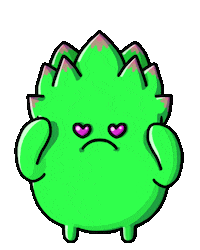 Angry Asparagus Sticker by yu-san