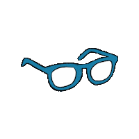 PanMacmillanAustralia stickers glasses books reading Sticker