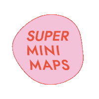 Logo Pink Sticker by superminimaps
