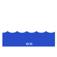 Blue Raspberry Ocean Sticker by eos Products