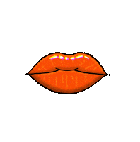 Cmilat trippy red eye lip Sticker