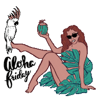 Babe Hawaii Sticker