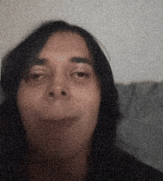 Thousand Yard Stare Larry GIF