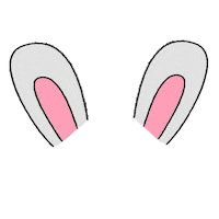 Bunny Gif Artist Sticker by Blauw Gras