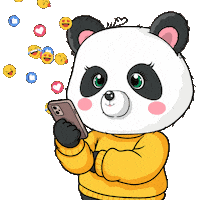 Happy Social Media Sticker by PandaPals