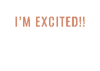 Excited Sticker by HANNAHMACG
